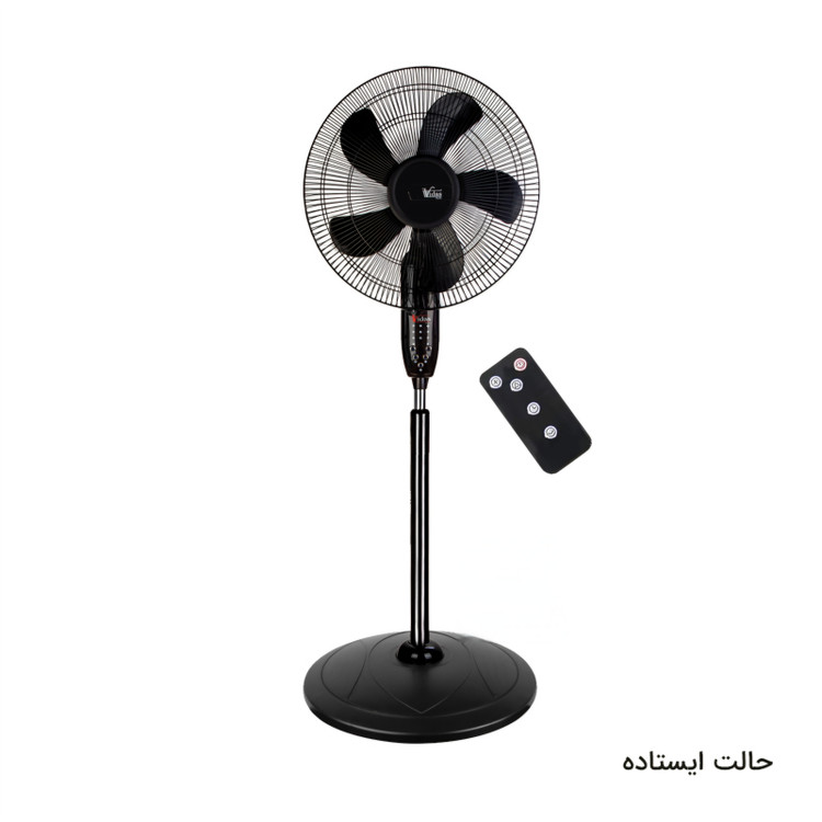 پنکه ویداس مدل vir-8036 سه حالته ایستاده،رومیزی و دیواری پنل دیجیتال 70 وات مجهز به ریموت کنترل از راه دور