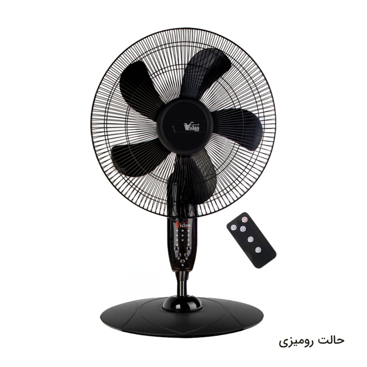 پنکه ویداس مدل vir-8036 سه حالته ایستاده،رومیزی و دیواری پنل دیجیتال 70 وات مجهز به ریموت کنترل از راه دور