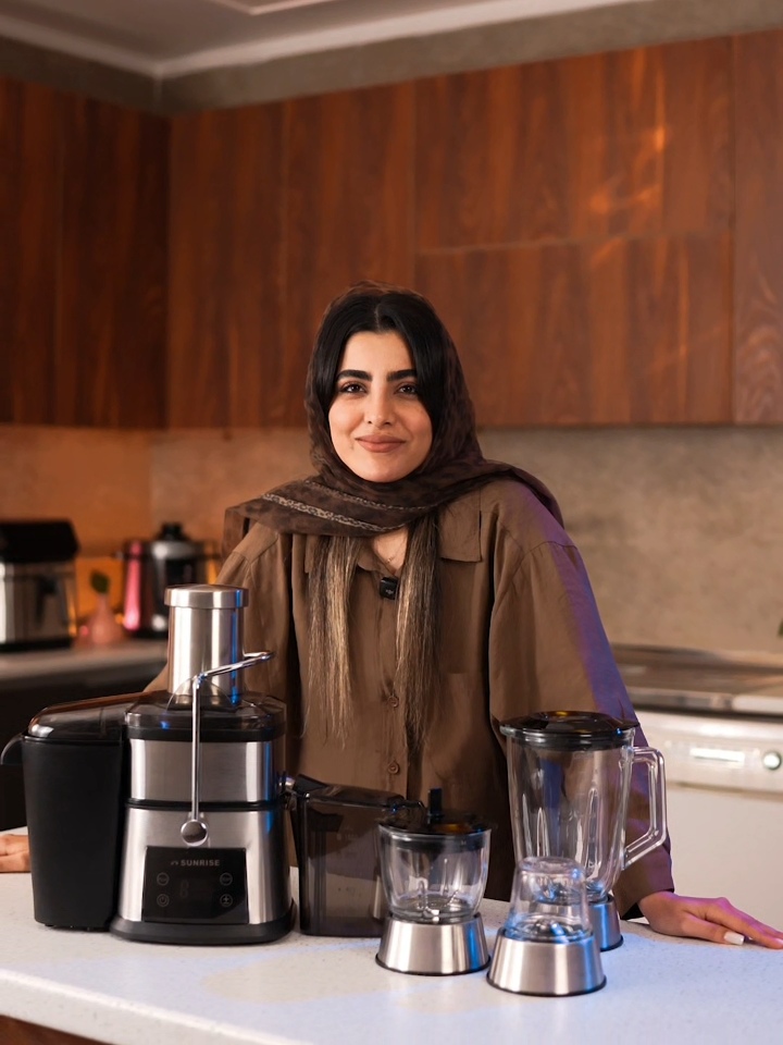 آبمیوه گیری سان رایز 4کاره 18 ماه ضمانت گلویی و پایه استیل