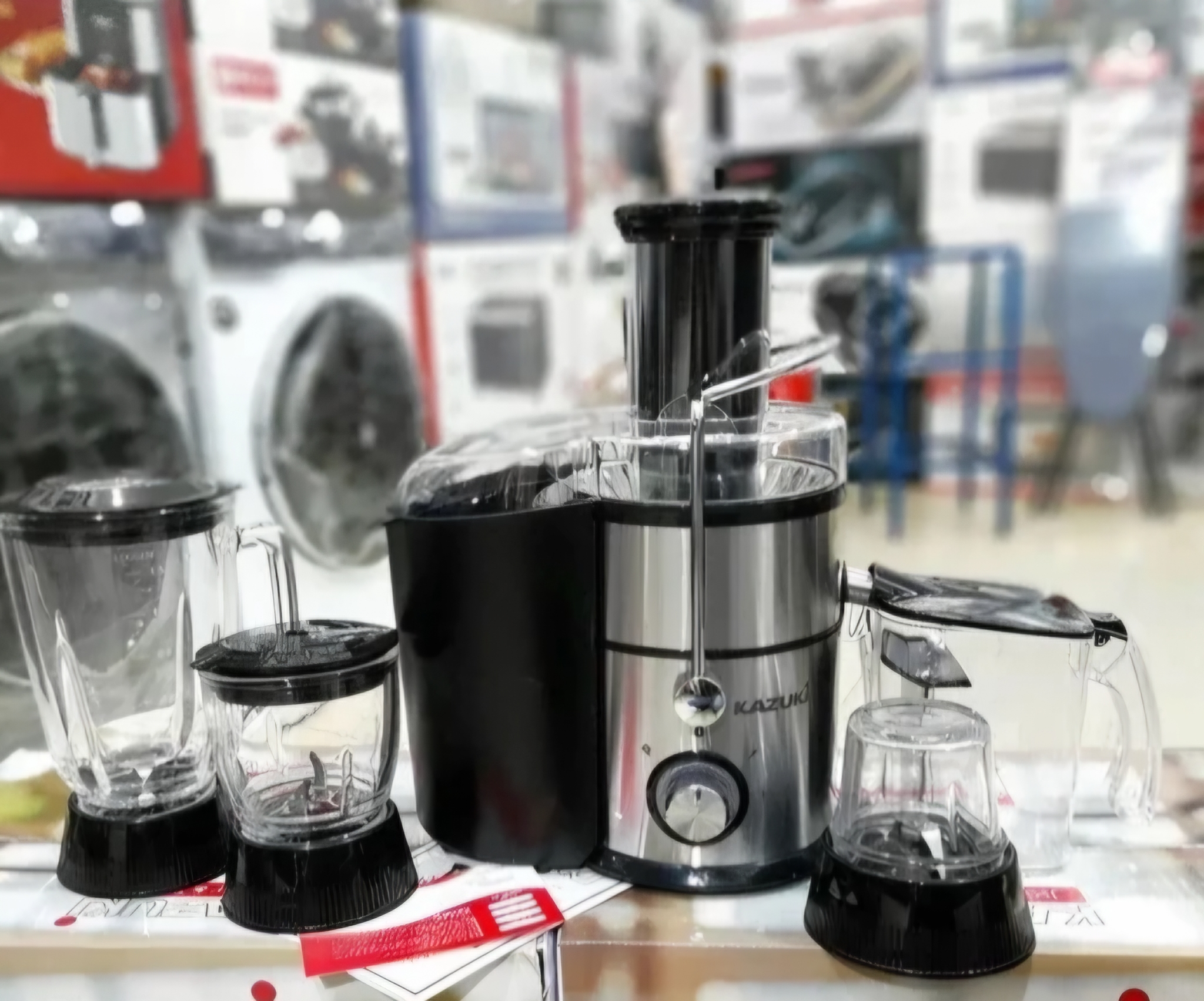 آبمیوه گیری 4 کاره کازوکی مدل k504 کیفیت عالی 800 وات