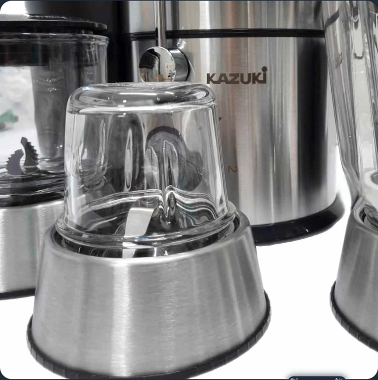 آبمیوه گیری کازوکی 4کاره پایه استیل گلویی استیل مدل k-504GPS کیفیت عالی 800 وات شرکتی و با ضمانت